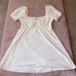 White Divided Summer Dress